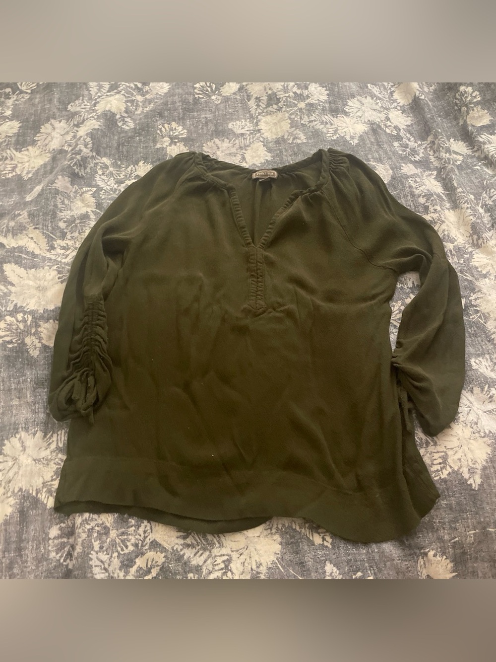 Olive green blouse